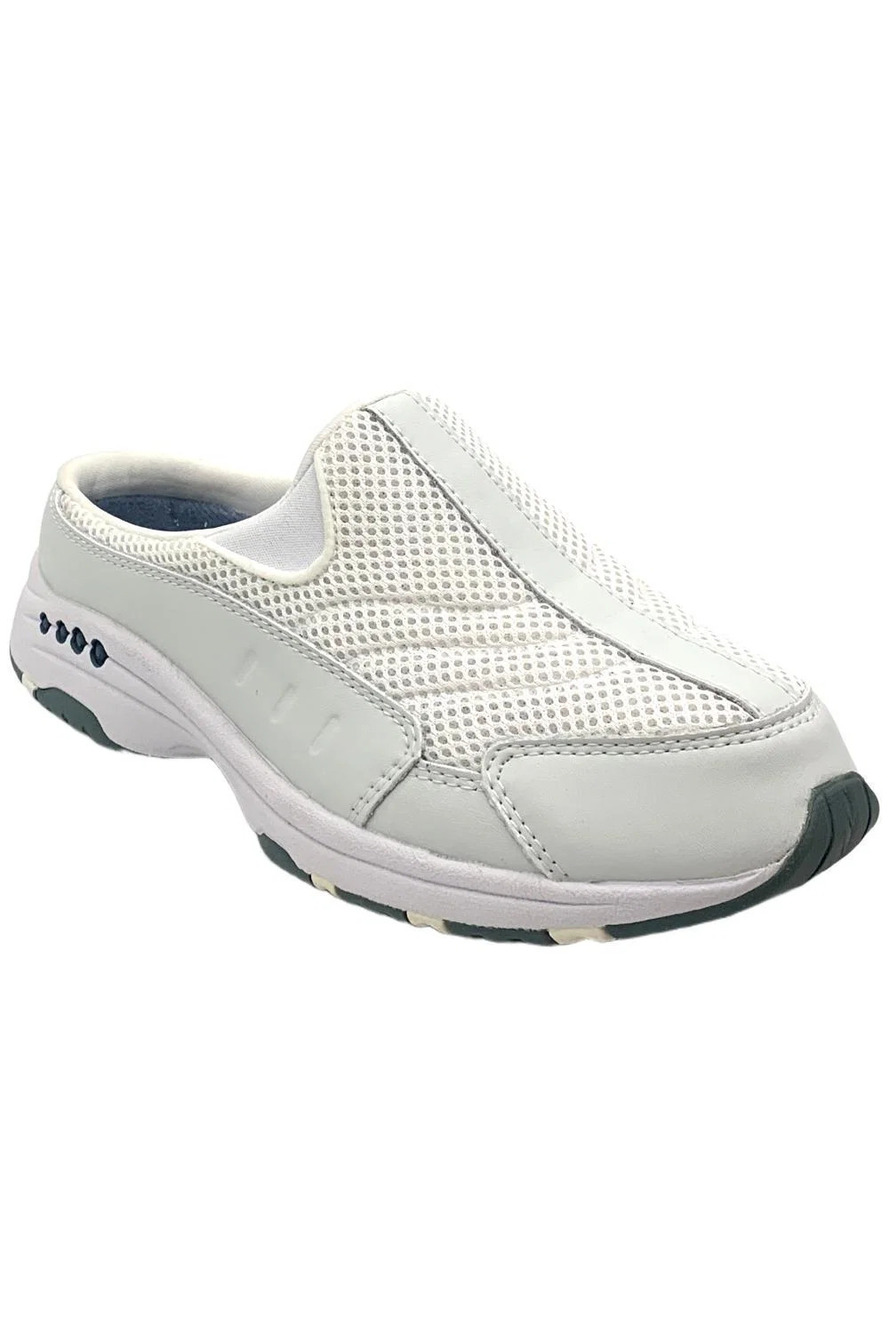 Easy Spirit Women's Traveltime Casual Slip-on Mules White - Narrow